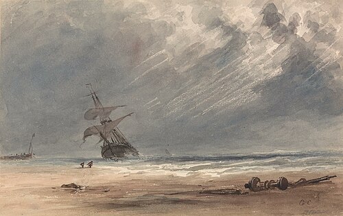 Storm Over a Coast, , Giles Firman Phillips