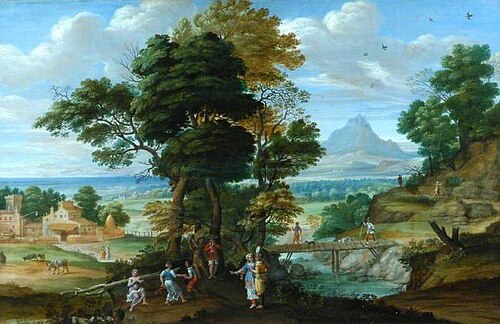 Landscape with Figures, 1620, Giovanni Battista Viola
