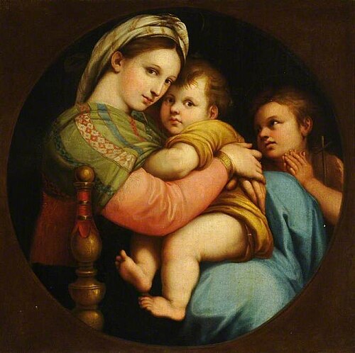 Madonna della sedia (after Raphael), , Giovanni Battista Volpato