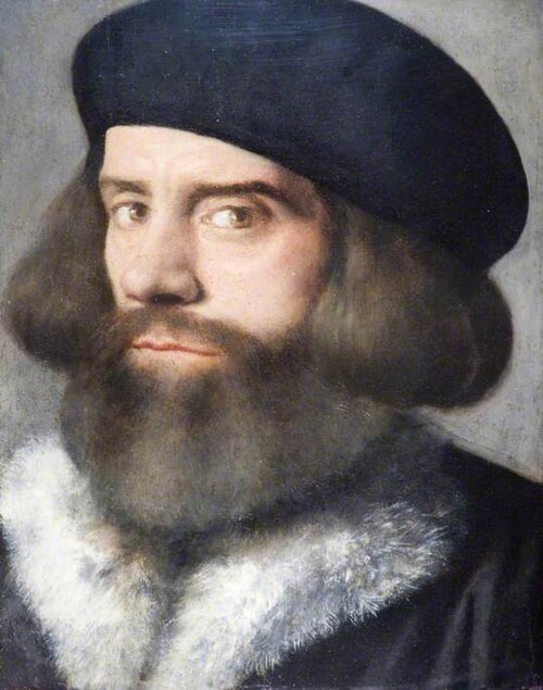 Head Of A Bearded Man, 1516, Giovanni Buonconsiglio