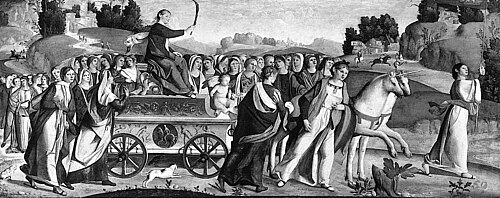 Triumph of castity, 1510, Girolamo Mocetto