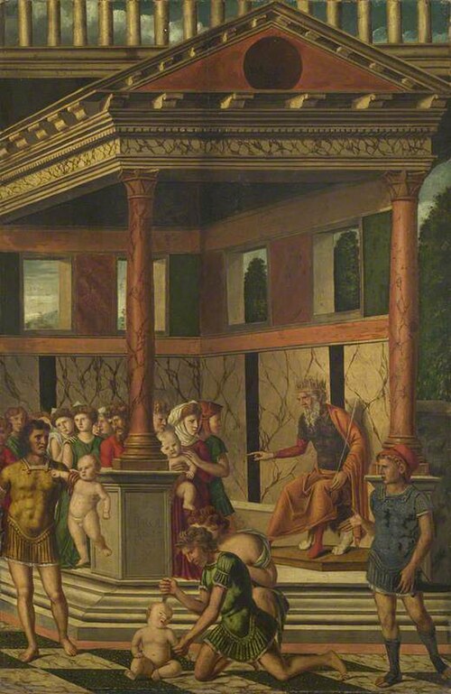 The Massacre of the Innocents with Herod, 1512, Girolamo Mocetto