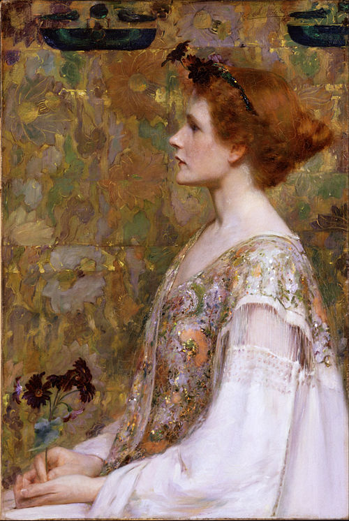 Woman with Red Hair, 1894, Albert Herter