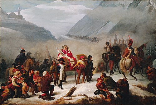 Pope Pius VII Crosses the Alps, , Giuseppe Sogni