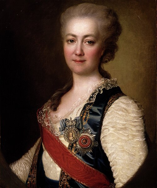 Portrait of Yekaterina Dashkova, 1782, Dimitri Gregoriovitch Levitzky