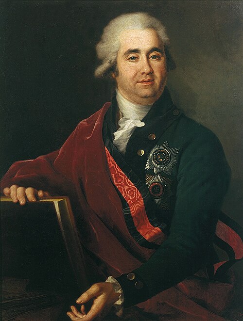 Porträt des Alexander Andreyevich Bezborodko (1747–1799), , Dimitri Gregoriovitch Levitzky