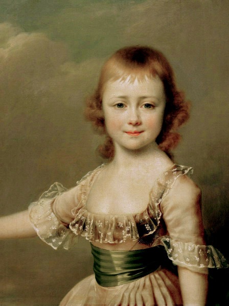 Портрет великой княжны Екатерины Павловны в детстве, 1790, Dimitri Gregoriovitch Levitzky
