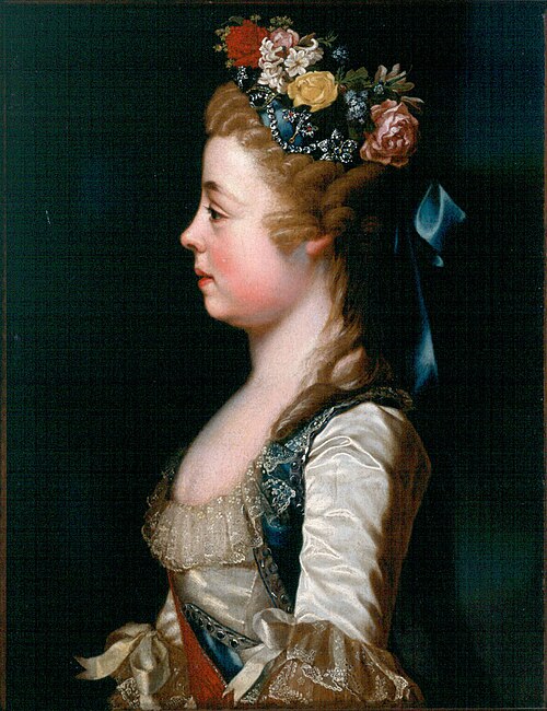 Porträt der Grand Duchess Alexandra Pavlovna of Russia, 1791, Dimitri Gregoriovitch Levitzky