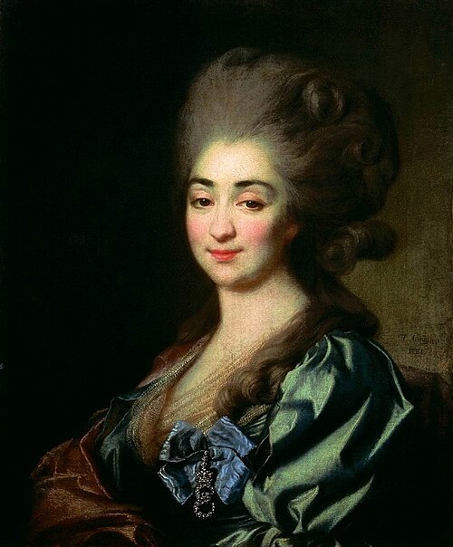 Портрет П.И. Репниной, 1781, Dimitri Gregoriovitch Levitzky