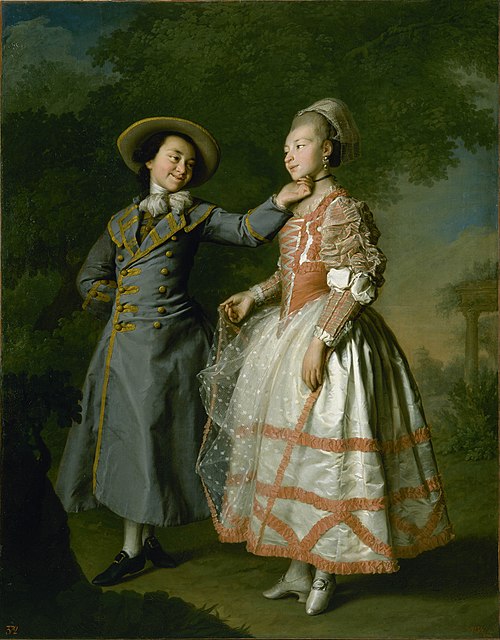 Ekaterina Khruschova and Ekaterina Khovanskaya, 1773, Dimitri Gregoriovitch Levitzky