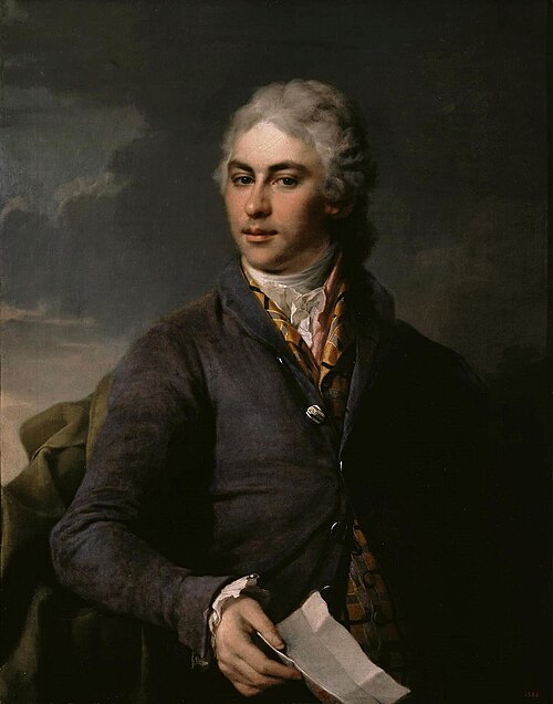 Portrait of Yakov Bilibin, 1801, Dimitri Gregoriovitch Levitzky