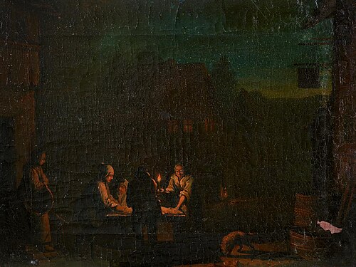 Beim Gerber. Nachtstück, , Johann Kölla