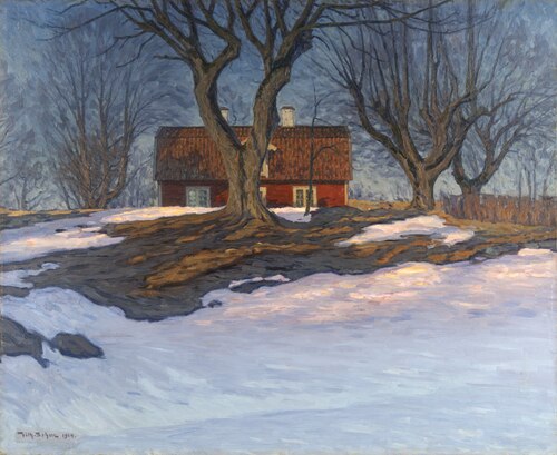 March Evening, Södermanland, 1904, Vilhelm Emanuel Behm