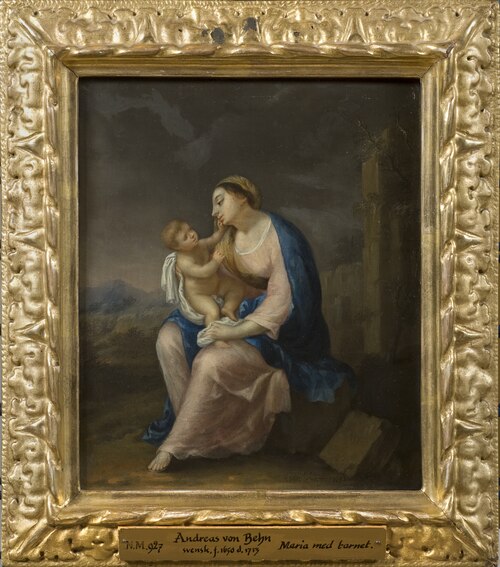 Vierge à l'Enfant, 1698, Andreas von Behn