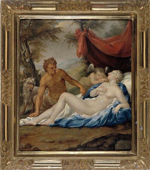 Satyr and nymph (Juppiter and Antiope), , Andreas von Behn