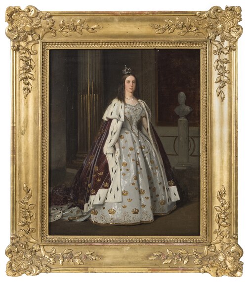 Lovisa (1828-1871), princess of the Netherlands, queen of Sweden and Norway, married to Karl XV of S, 1860, Carl Stefan Bennet
