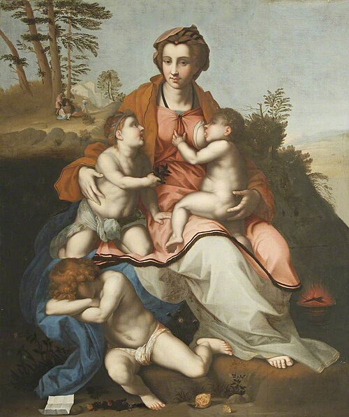 Charity, , Andrea del Sarto
