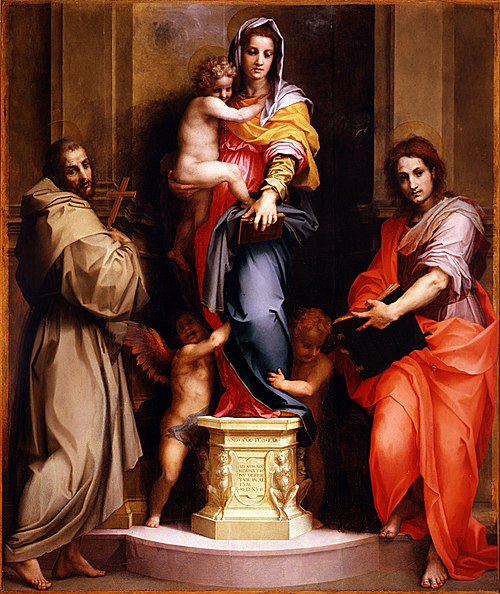 La Madone des Harpies, 1517, Andrea del Sarto