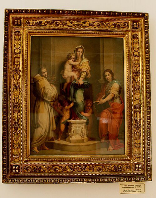 Madonna of the Harpies., 1517, Andrea del Sarto
