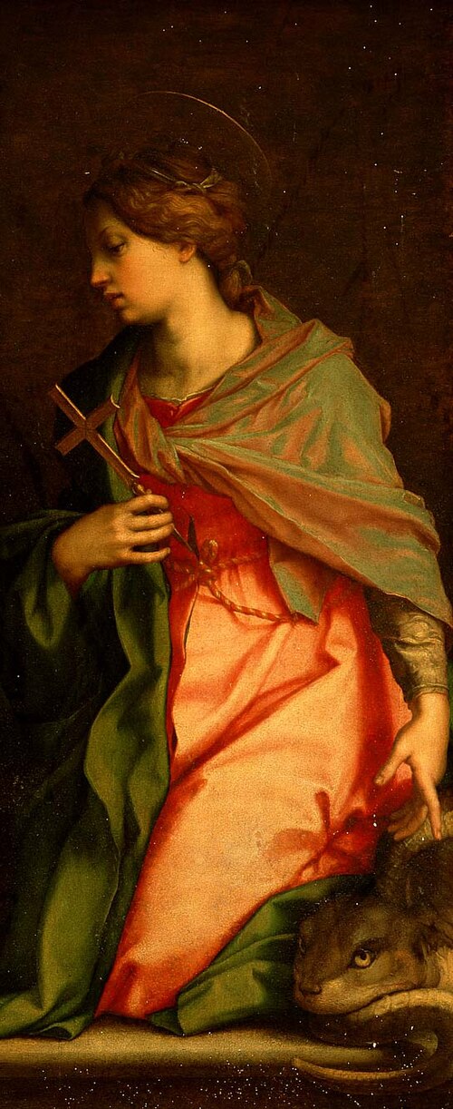 Santa Margherita di Antiochia, 1550, Andrea del Sarto