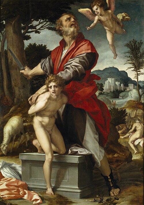 Le sacrifice d'Isaac, 1528, Andrea del Sarto