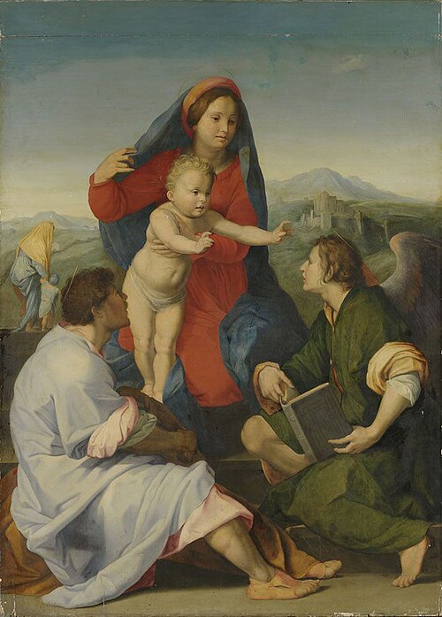 Holy family, 1607, Andrea del Sarto