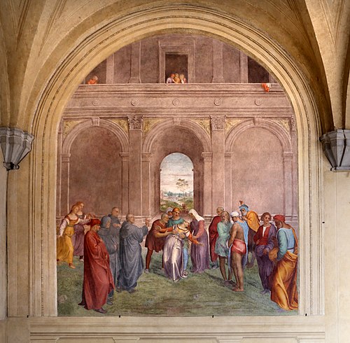 Liberation of the Woman possessed by the Devil, 1509, Andrea del Sarto