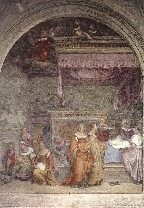 Birth of the Virgin, 1514, Andrea del Sarto