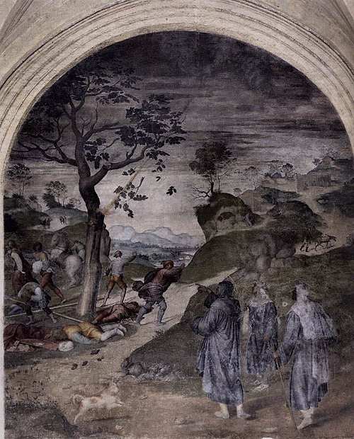 Punishment of the Gamblers, 1510, Andrea del Sarto