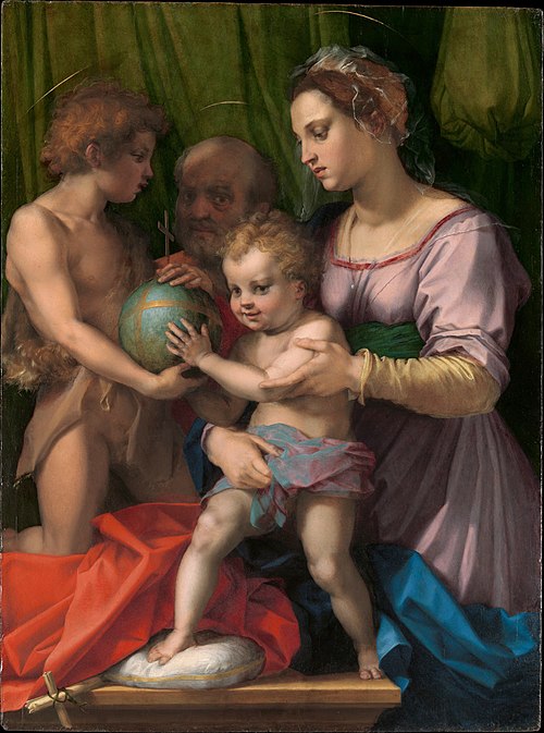 Sainte Famille Borgherini, 1529, Andrea del Sarto