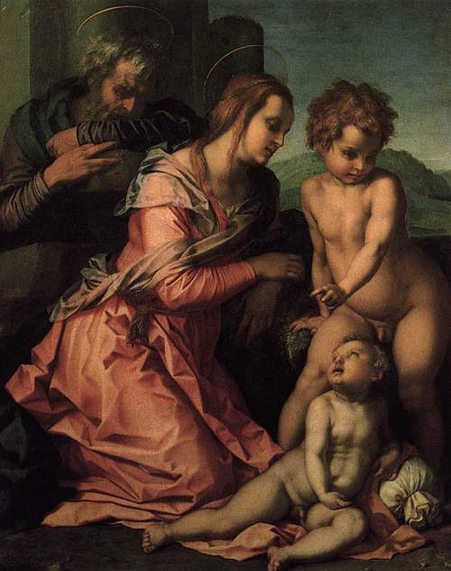 La Sainte Famille, 1523, Andrea del Sarto
