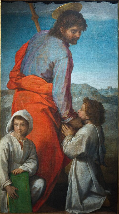 Saint Jacques avec deux enfants, 1528, Andrea del Sarto
