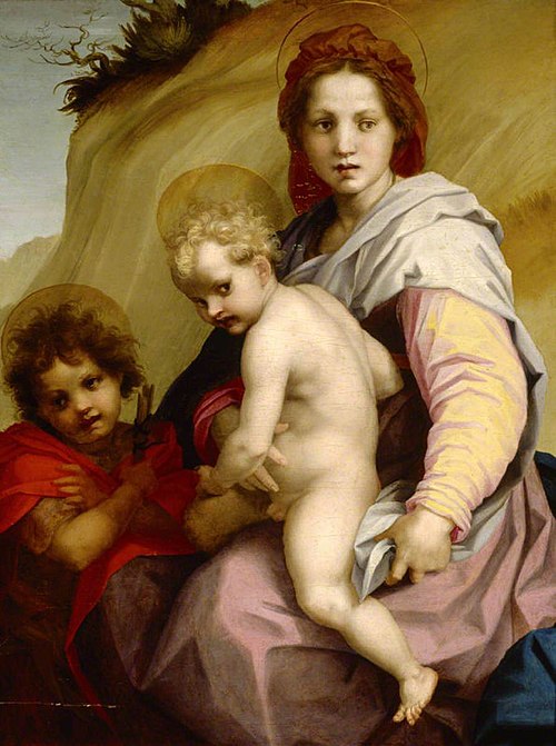 The Madonna and Child with the Infant John (The 'Fries' Madonna), 1520, Andrea del Sarto