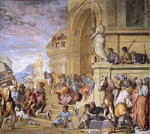 Le Tribut de César, 1525, Andrea del Sarto