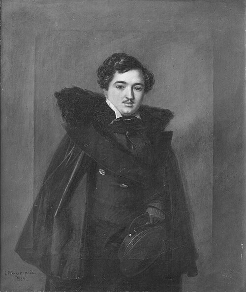 Johan Adam Cronstedt, 1811-1863, greve, fänrik, tecknare, gift med Sofia Skrebitskij, 1834, Johan Kristian Berger