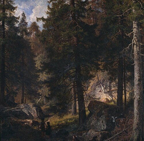 In the Forest, 1868, Johan Edvard Bergh