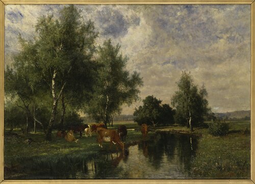 Summer Landscape in Blekinge, 1877, Johan Edvard Bergh