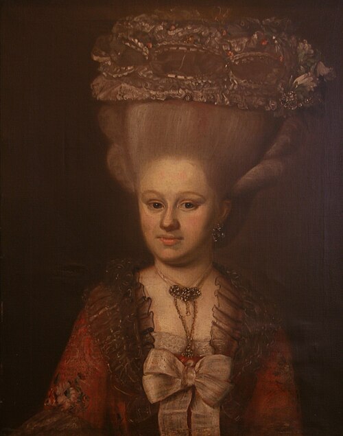 Portrett av Hulleborg Hielm, født Abel, 1780, Anders Bergius