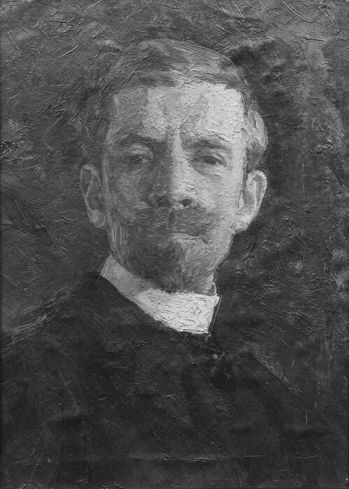 Alfred Bergström (1869-1930), konstnär, professor, gift med Augusta Katarina Charlotte Gyllensvaan, , Alfred Bergström