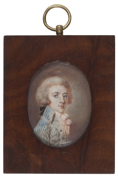 Anders Mauritz Unfraun (1767-1829), bursar, c. 1786-89, 1786, Anton Ulrik Berndes