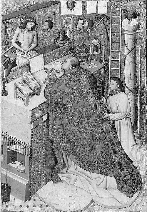 Mass of Saint Gregory, , Nicolás Francés