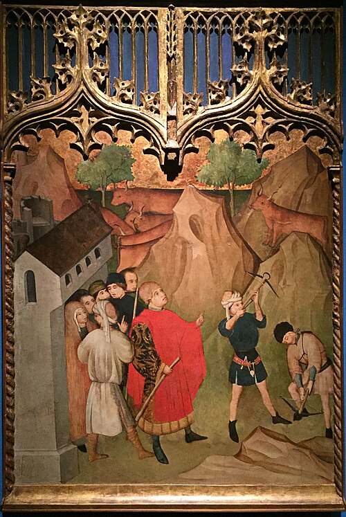 Miracle del mont Gargano, 1440, Nicolás Francés