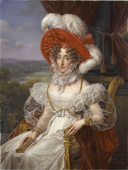 Portrait de la reine Marie-Amélie, 1832, Adélaïde Ducluzeau