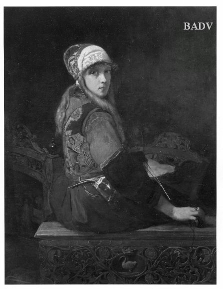 portrait of a woman, 1853, Christoffel Bisschop