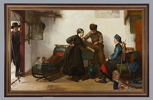 Schaatsenslijper, 1828–1904, 1866, Christoffel Bisschop
