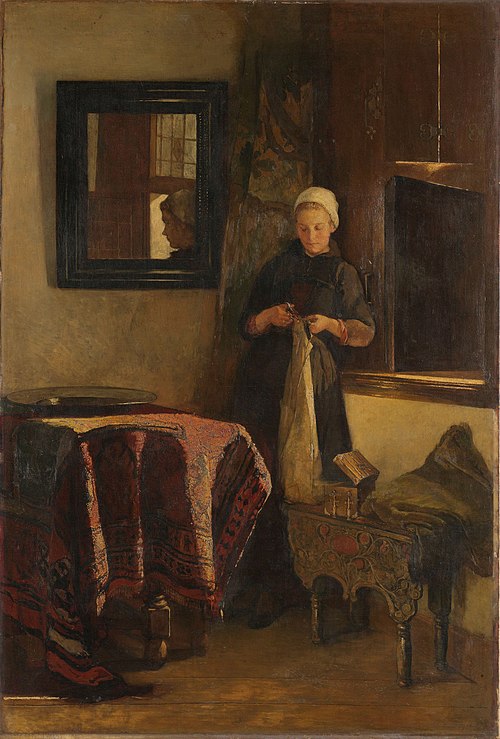 A Sunny Corner, 1850, Christoffel Bisschop