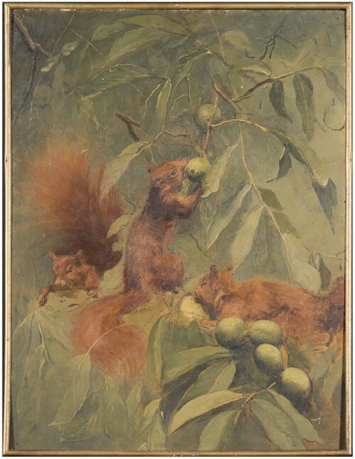 Squirrels, 1904, Christoffel Bisschop