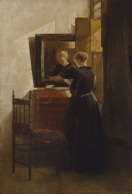 Sonnenschein im Haus und Herz, 1887, Christoffel Bisschop