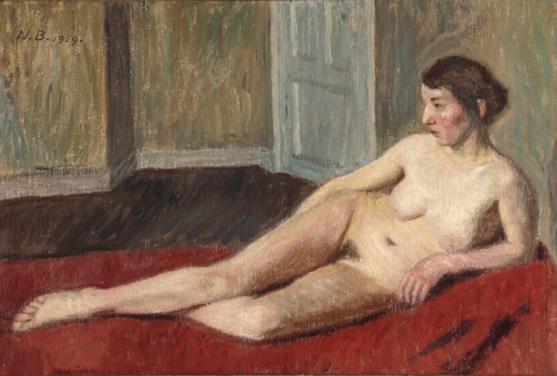Reclining woman., 1919, Niels Bjerre