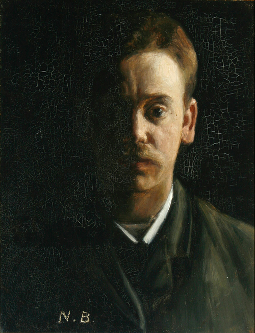 Self-portrait., 1912, Niels Bjerre